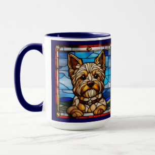 Mug en céramique mignon Yorkie pour café