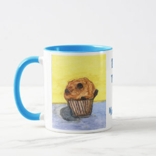 Mug en céramique Muffin aux pépites de chocolat pe