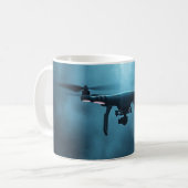 Mug en céramique mystique de drone (Devant gauche)