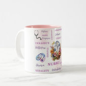 Mug en céramique Nurse Life (Devant gauche)