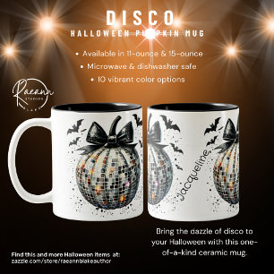 Mug en céramique personnalisé pour Halloween en fo