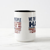 Mug en céramique personnalisée avec Emblème améric (Centre)