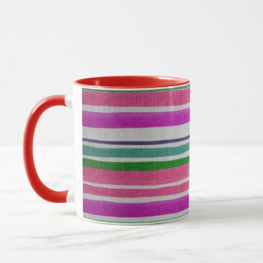 Mug en céramique rayée (Gauche)