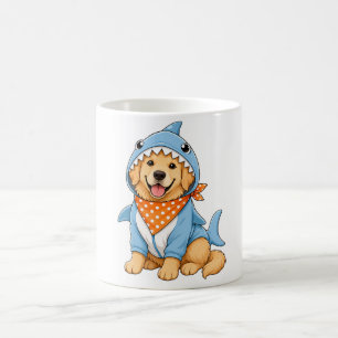 Mug en céramique retriever golden costume de requi