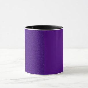 Mug en céramique violet à texture fractionnée - pe