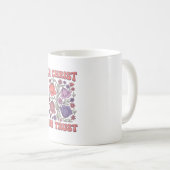 Mug En Christ Nous Avons Confiance Design Vectoriel Fl (Devant droit)