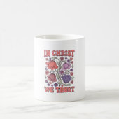 Mug En Christ Nous Avons Confiance Design Vectoriel Fl (Centre)