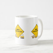 Mug En construction avec camions (Devant droit)