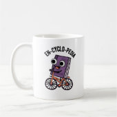 Mug En-cyclo-Pedia Funny Encyclopedia Pun (Gauche)