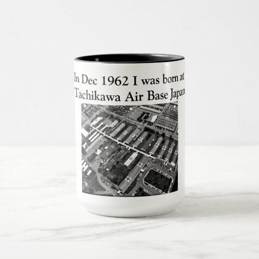 Mug En décembre 1962 j'étais né à la base aérienne (Centre)