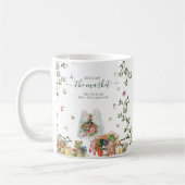 Mug En dehors du marché | Monogramme de la future Mme (Gauche)