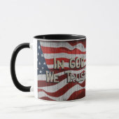 Mug En Dieu, nous faisons confiance à Rustic Barque Am (Gauche)