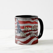 Mug En Dieu, nous faisons confiance à Rustic Barque Am (Devant droit)