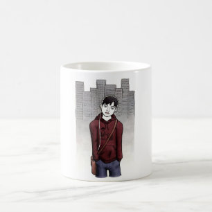Mug en écoutant de la musique il effiloche