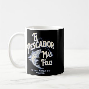 Mug En Espagnol Pour Pêcheur Heureux Drôle De Pêche Es