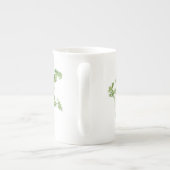 MUG EN FAIENCE FINE AU PERSIL FRAIS (Dos)
