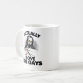 Mug En fait, j'adore les gays (Devant gauche)