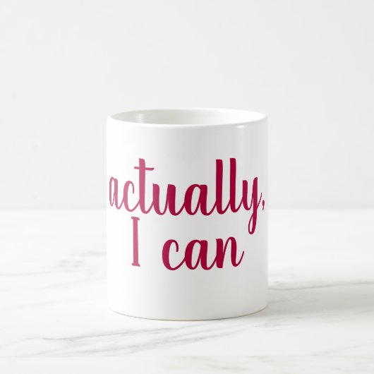 Mug En fait, je peux (Centre)