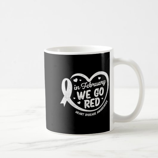 Mug En février, nous allons pour la sensibilisation à (Droite)
