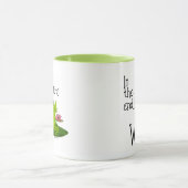 Mug En fin de compte...Dieu gagne mignonne grenouille  (Centre)