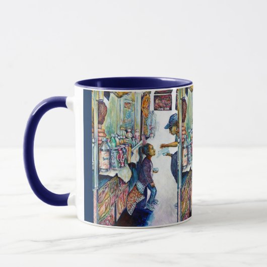 Mug En fin de compte produit de l'espoir (Gauche)