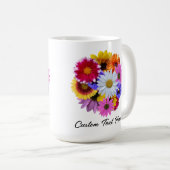 Mug En Fleur - Bouquet floral rond (Devant droit)