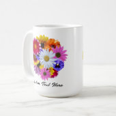 Mug En Fleur - Bouquet floral rond (Devant gauche)