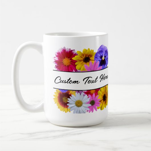 Mug En fleur - Carré Split Floral (Gauche)