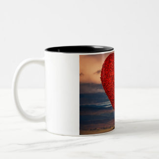 Mug en fleur de coeur