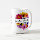 Mug En fleur - Fleur à éclats ronds (Devant droit)