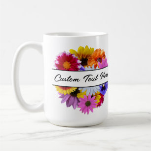 Mug En fleur - Fleur à éclats ronds
