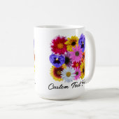 Mug En fleur - Floral Carré (Devant droit)
