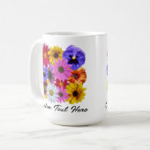Mug En fleur - Floral Carré (Devant gauche)