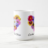 Mug En fleurs - Bouquet en forme de cœur (Centre)