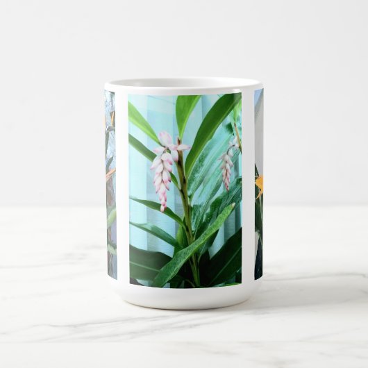 Mug en fleurs paradisiaques (Centre)