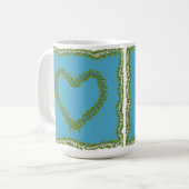 Mug en forme de coeur de feuille (Devant gauche)