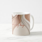 Mug en graphisme abstrait élégant (Devant droit)