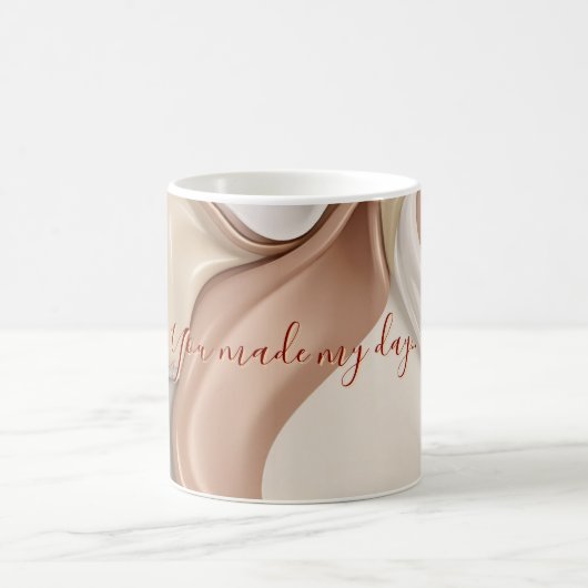 Mug en graphisme abstrait élégant (Centre)