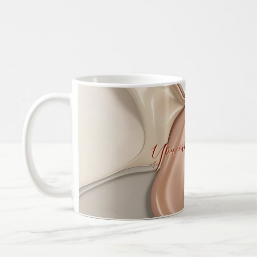 Mug en graphisme abstrait élégant (Gauche)