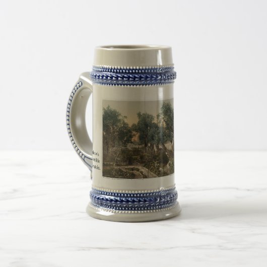 Mug en grès personnalisable et collectionnable de (Devant gauche)
