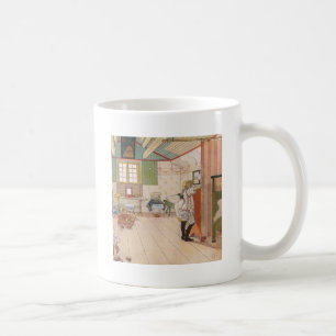 Mug En haut chambre à coucher de grenier avec la soeu