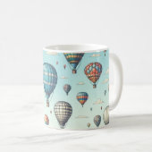 Mug En haut, en haut et en loin ! Ballons Whimsical à  (Devant droit)