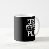 Mug En Jésus Nom Je Joue Guitare Chrétienne Guitare (Devant droit)