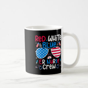 Mug En Juillet Rouge Blanc Bleu Er Infirmière Équipage