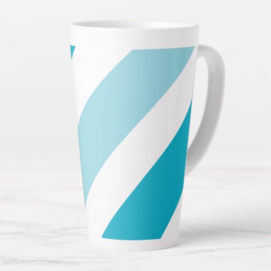 Mug en latte à deux tons (Angle droit)