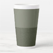 Mug en latte à deux tons vert mousse (Devant)