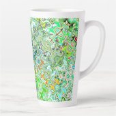 Mug en latte à feuillage persistant et renards (Droite)