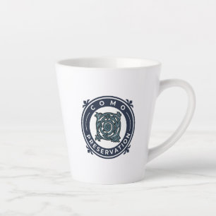 Mug en latte avec conception d'un logo unique