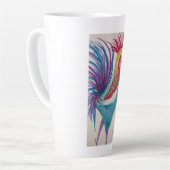Mug en latte avec design de coq (Angle gauche)