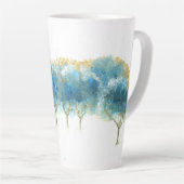 Mug en latte bleue glacée hivernale (Angle droit)